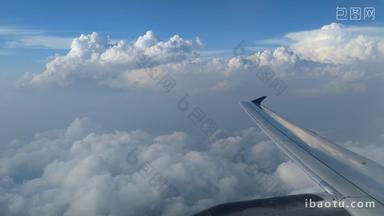 飞机视角云层